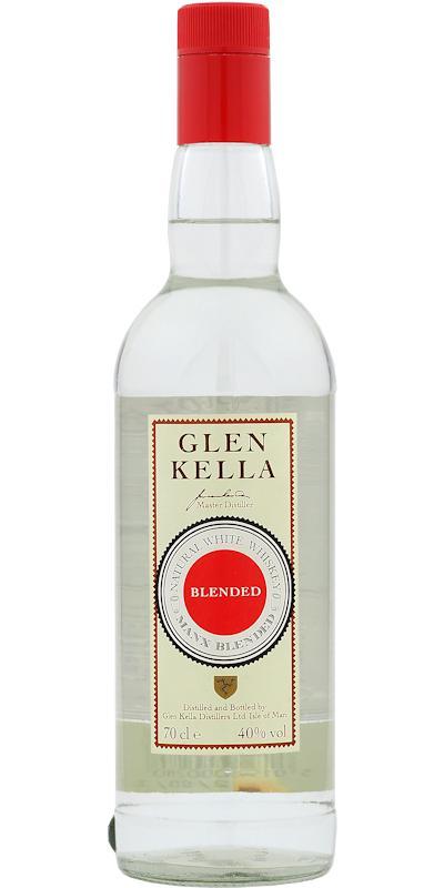 Glen Kella Natural White Whiskey  Manx Blended