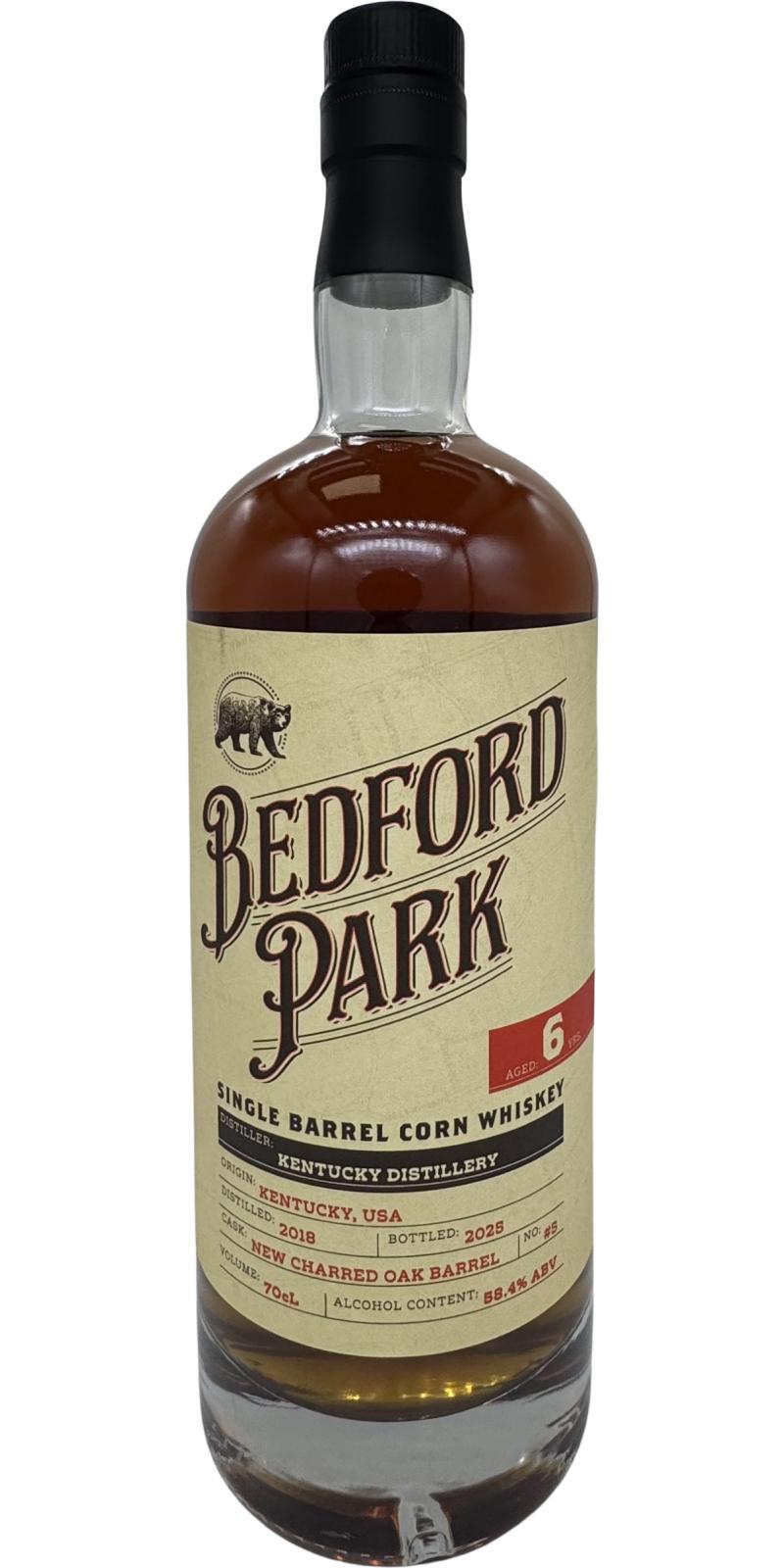 Corn Whiskey 2018 BPa  Kentucky