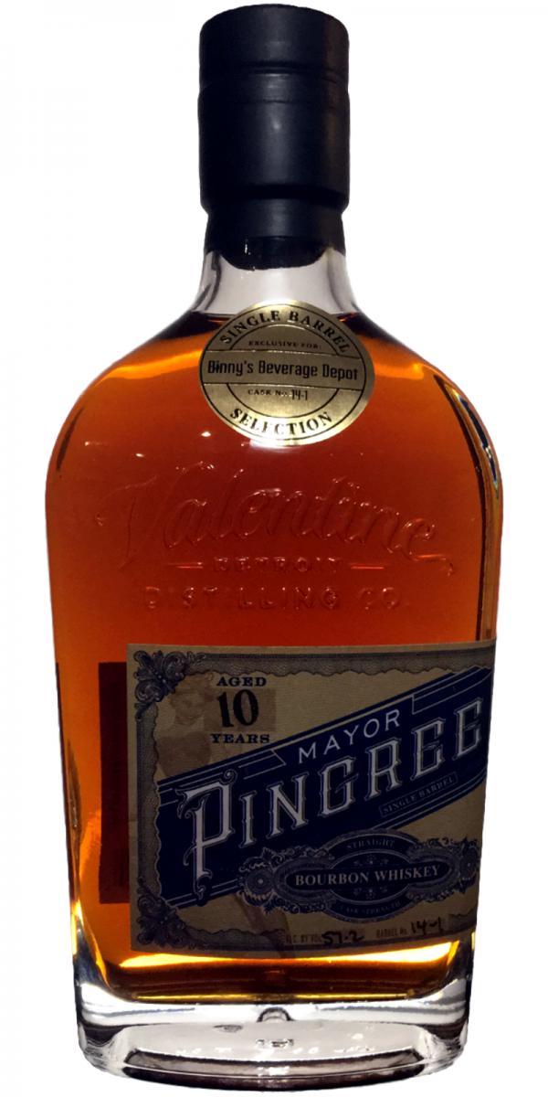 Mayor Pingree 10-year-old  Single Barrel Selection