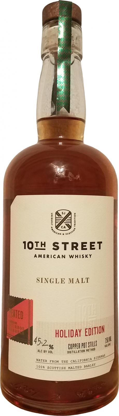 10th Street Single Malt  Peated Holiday Edition