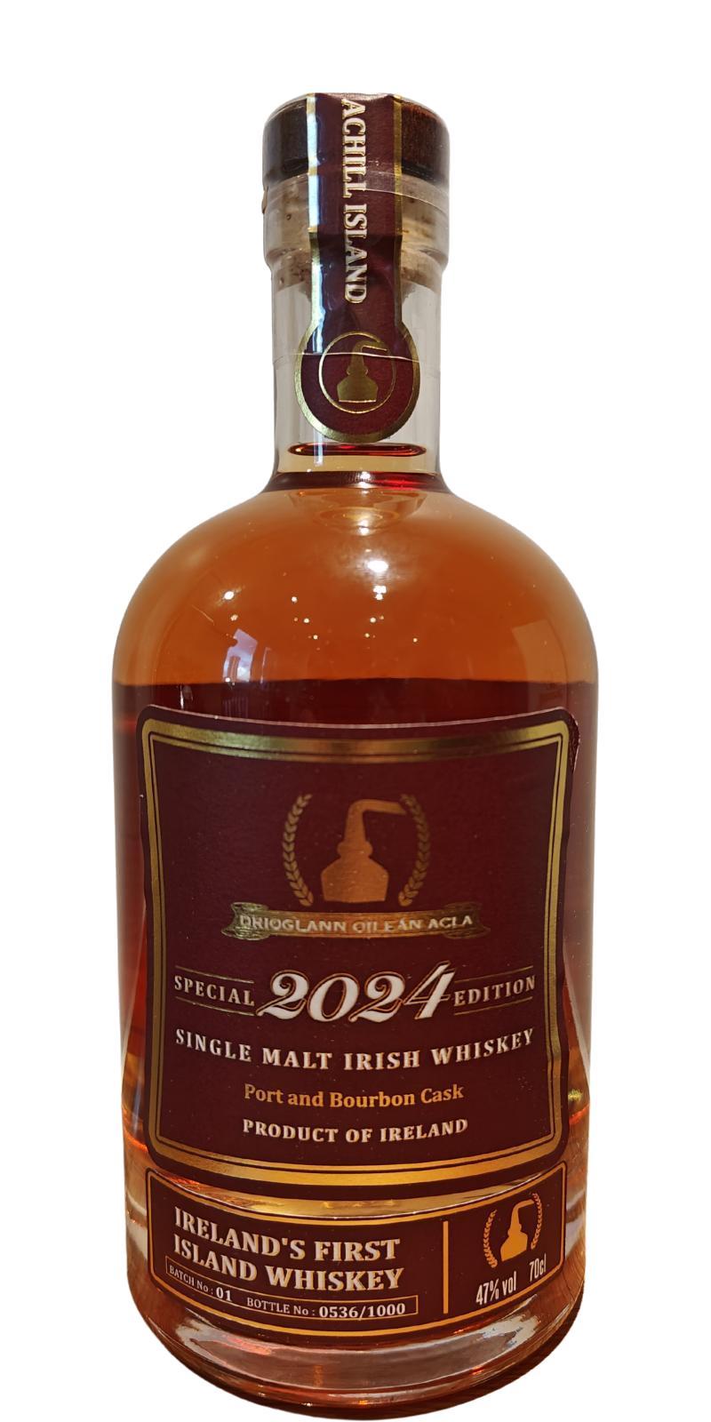 Achill Island Distillers Single Malt Irish Whiskey Special 2024 Edition