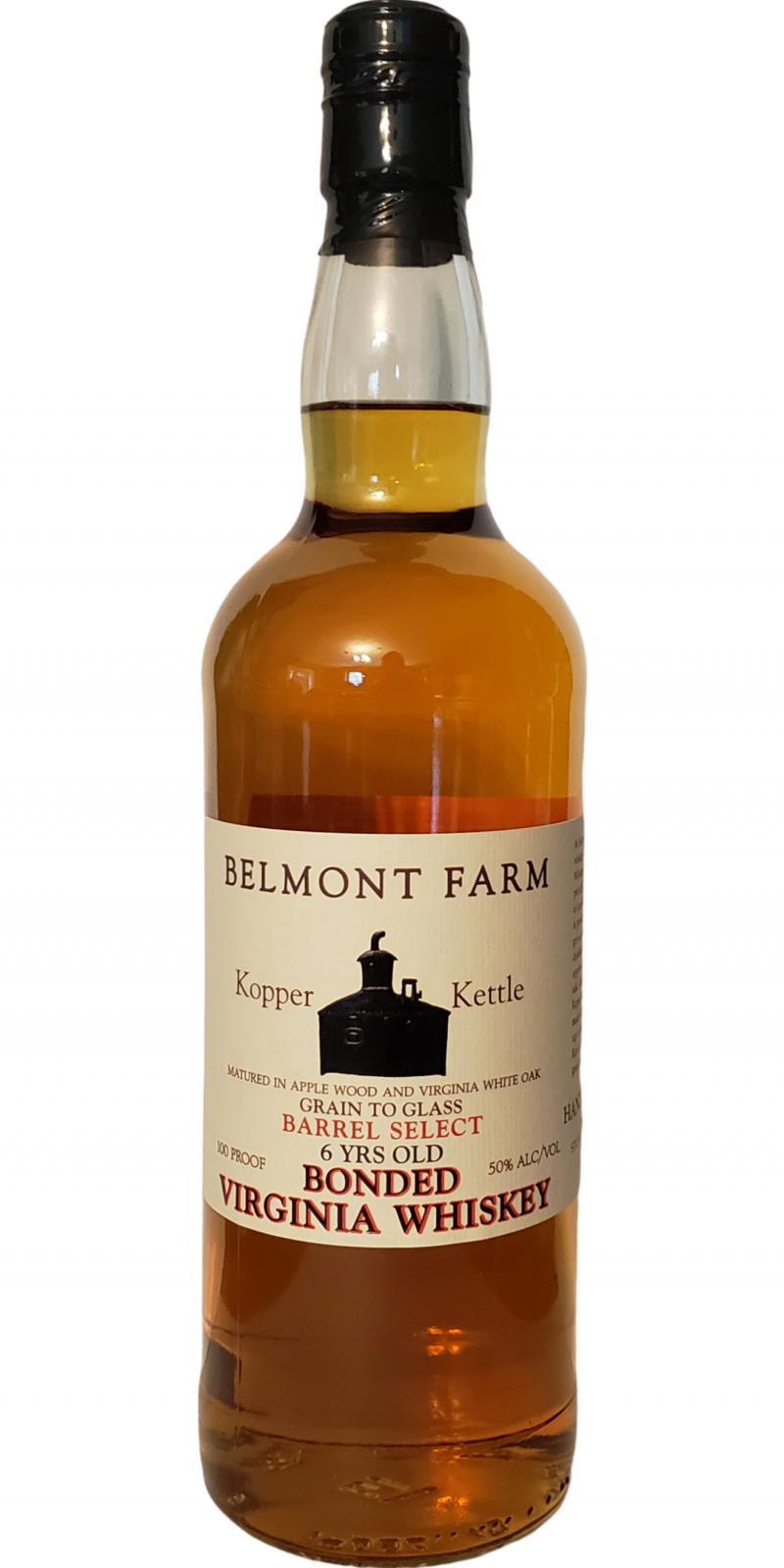 Kopper Kettle Bonded Virginia Whiskey Barrel Select