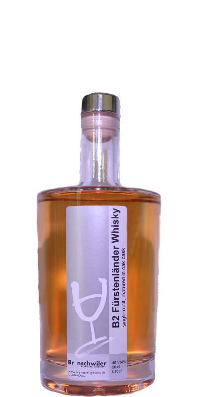 Brunschwiler Brennerei B2  Fürstenländer Whisky