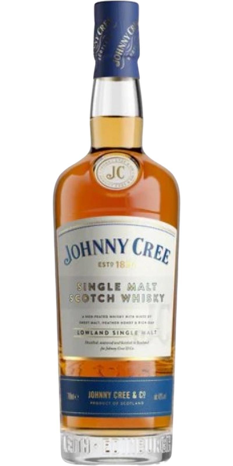 Johnny Cree Single Malt Scotch Whisky  Lowland Single Malt