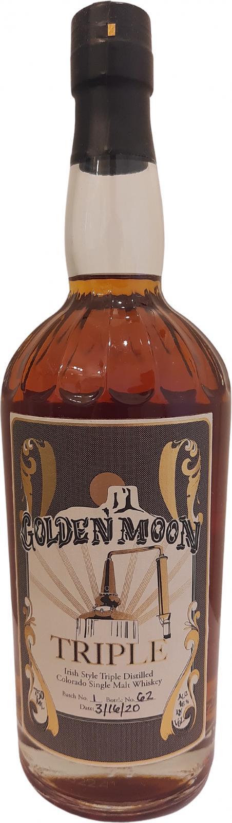 Golden Moon Triple  Colorado Single Malt Whiskey