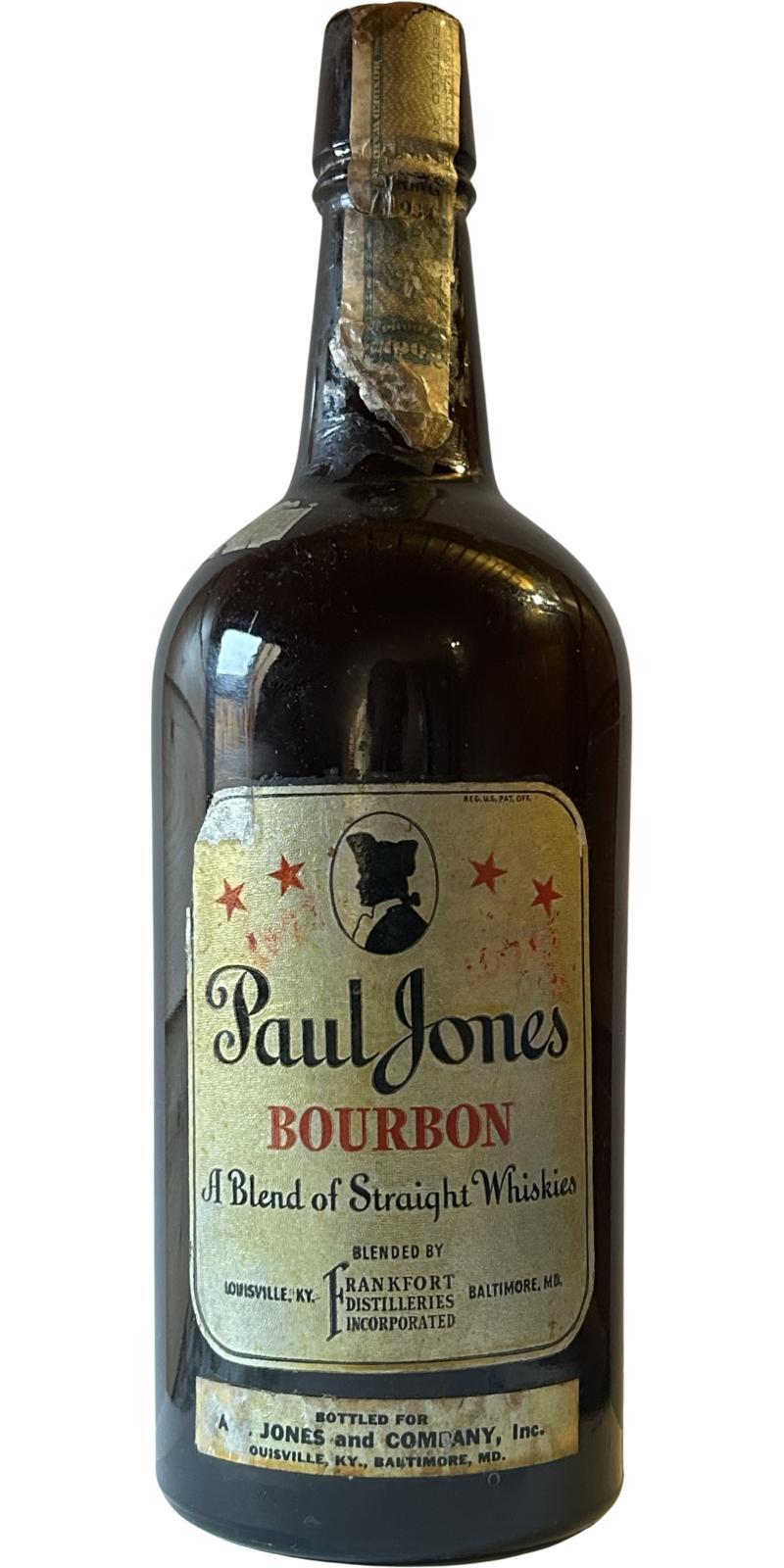 Paul Jones 1934  A Blend of Straight Whiskies