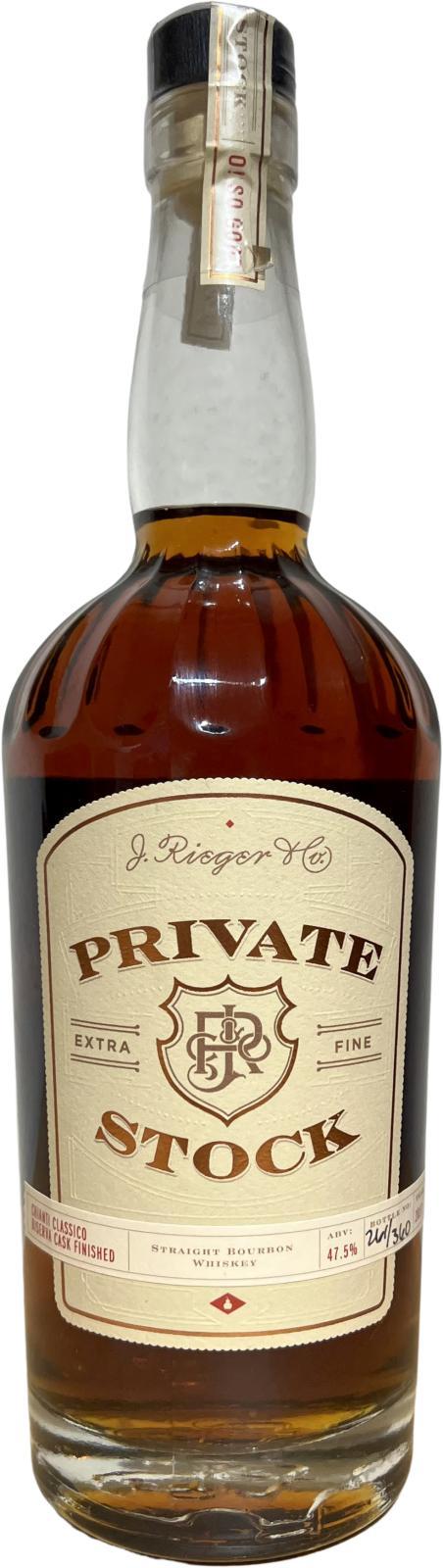 Rieger's 05-year-old  Private Stock