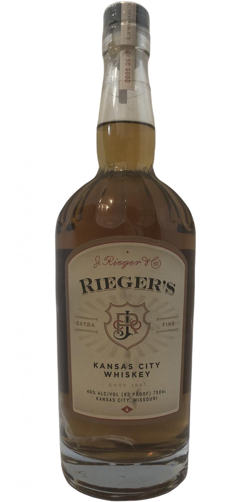 Rieger's Kansas City Whiskey