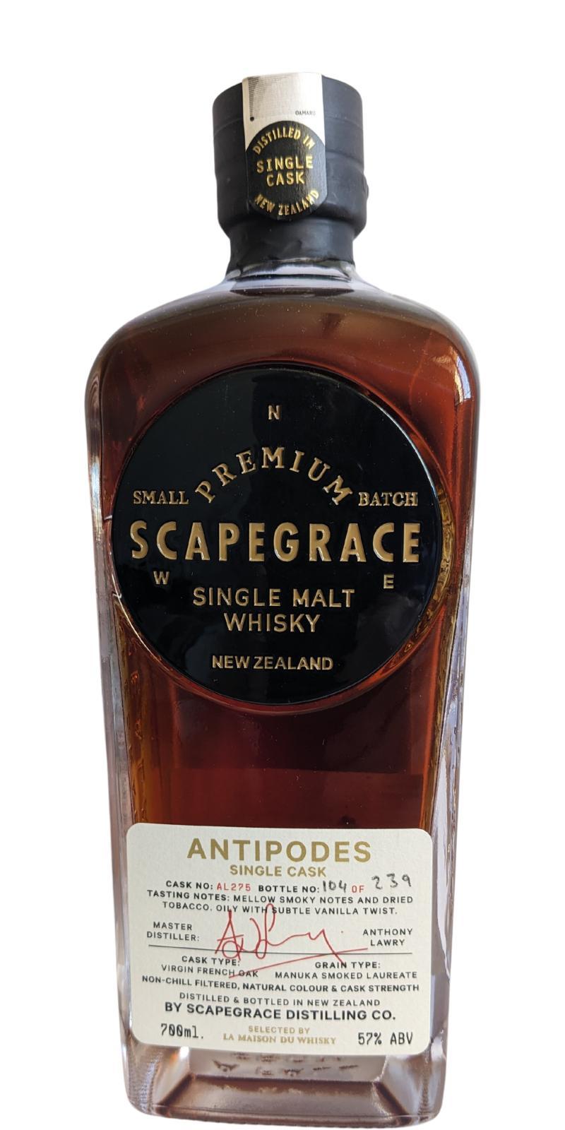 Scapegrace 2019  Antipodes