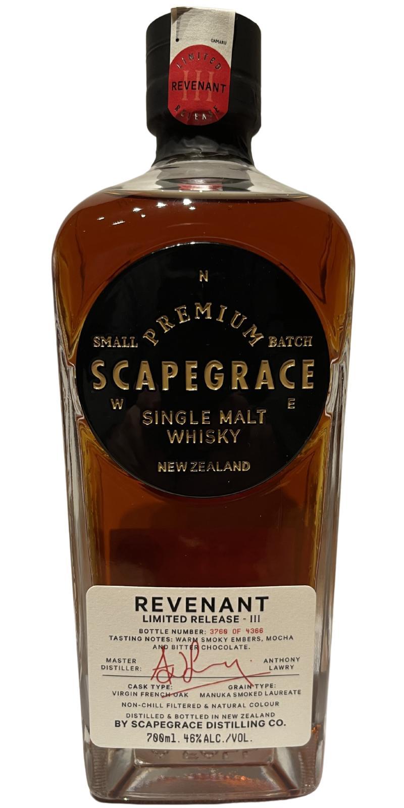 Scapegrace Revenant  Limited Release III
