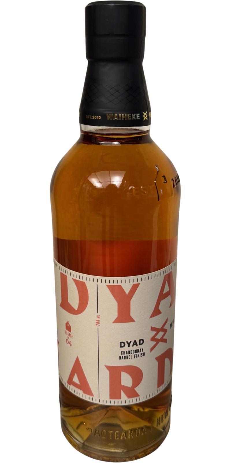 Waiheke Whisky 2015  DYAD