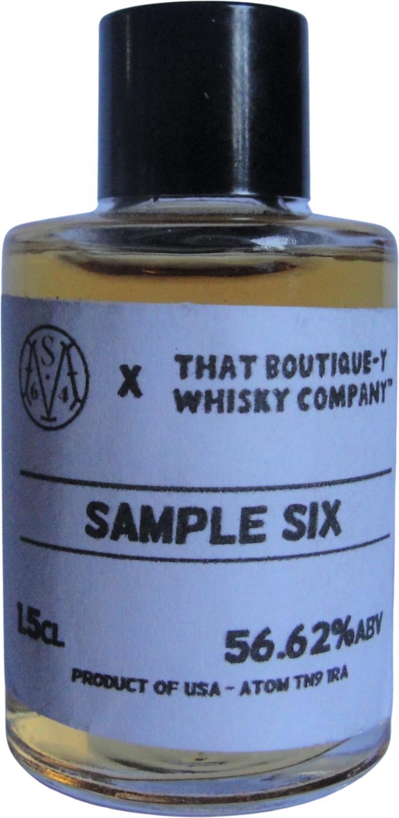 Albany Distilling Sample Six TBWC  Empire Rye Deconstruction