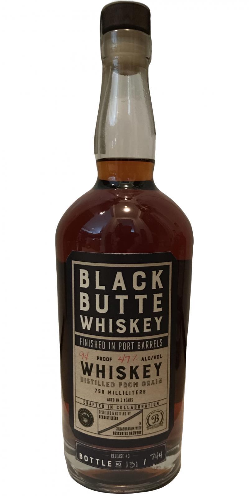 Black Butte Whiskey 03-year-old - Release #3 Finished in Port Barrels