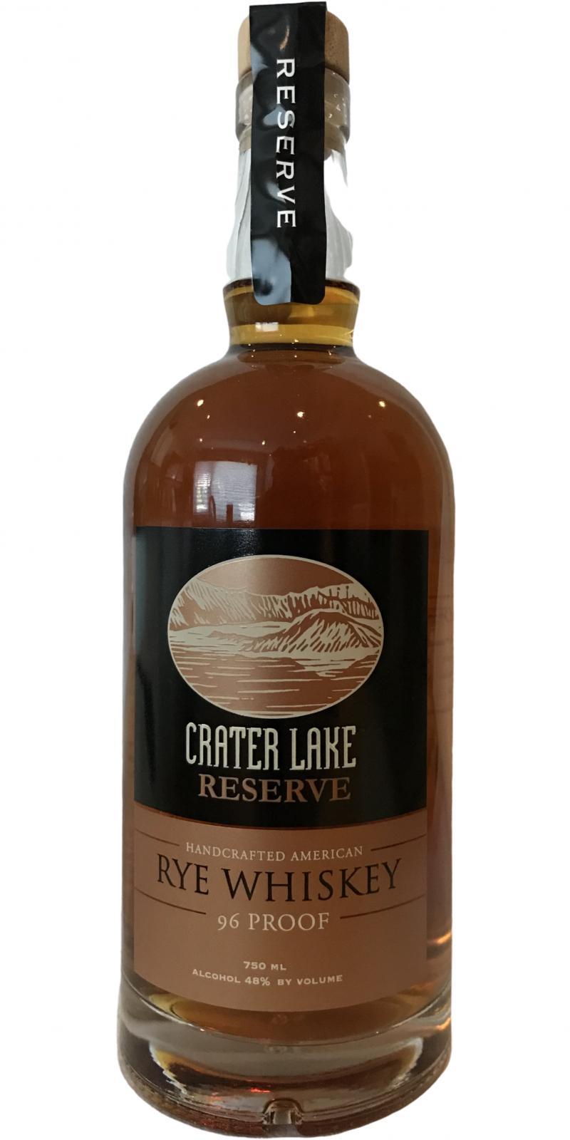 Crater Lake Rye Whiskey Reserve