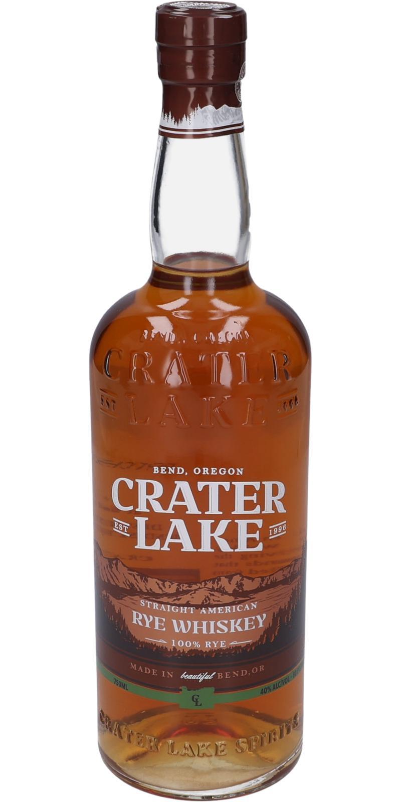 Crater Lake Rye Whiskey