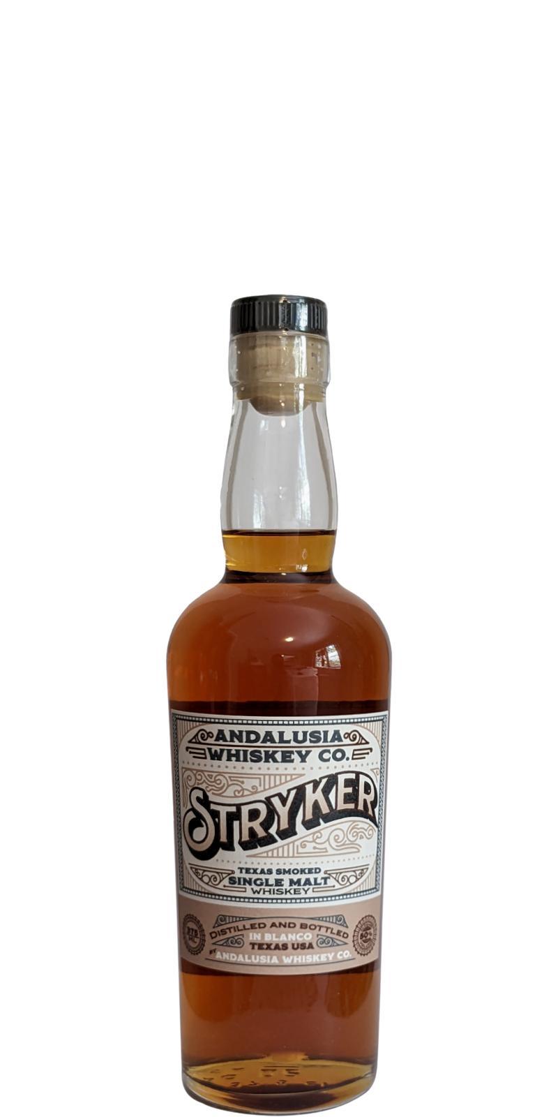 Stryker Texas Smoked Single Malt Whiskey Applewood Smoked
