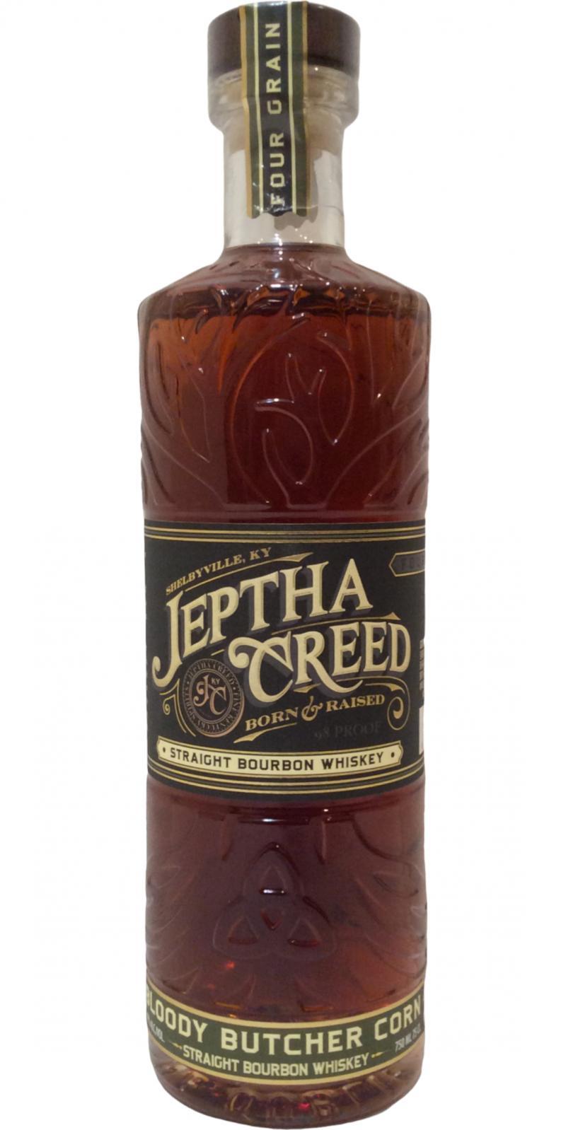Jeptha Creed Bloody Butcher Corn  Straight Bourbon Whiskey