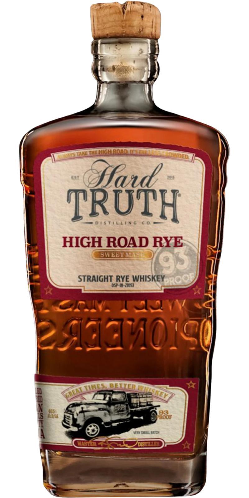 Hard Truth High Road Rye  Straight Rye Whiskey
