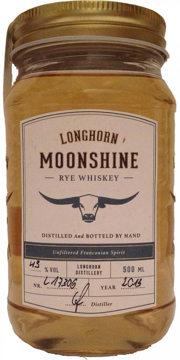 Longhorn Moonshine Rye Whiskey