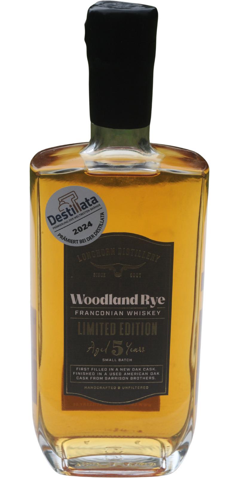 Woodland Rye 05-year-old  Limited Edition