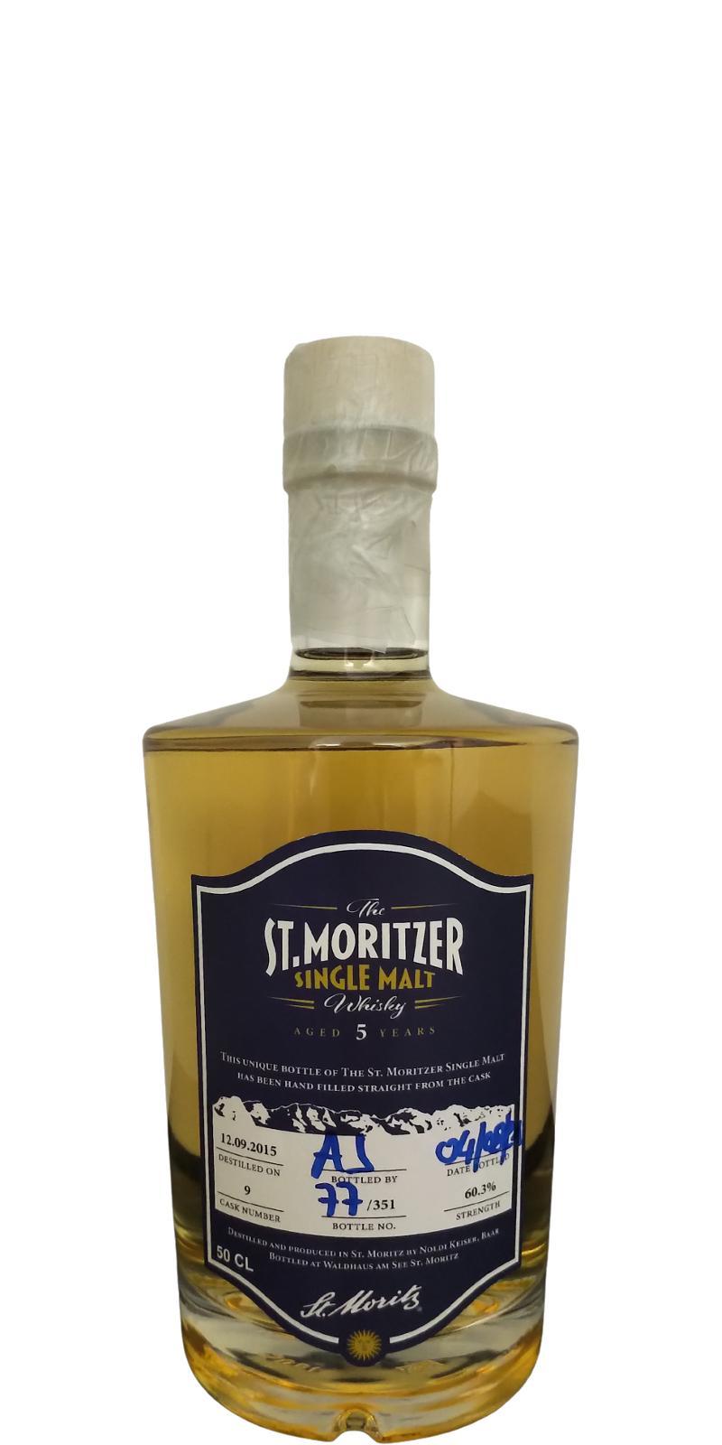 St. Moritzer 2015  Handfilled - Distillery only