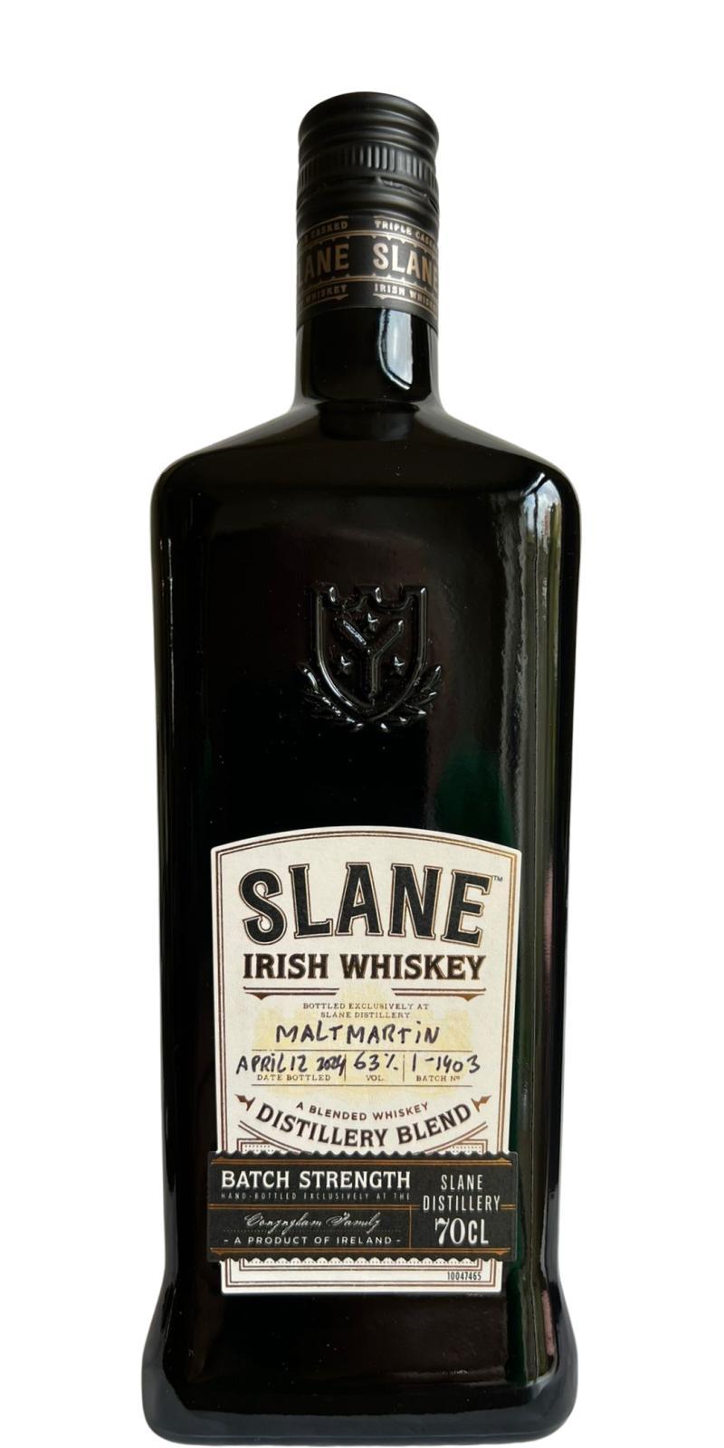 Slane Distillery Blend Batch Strength  Handfilled - Distillery only