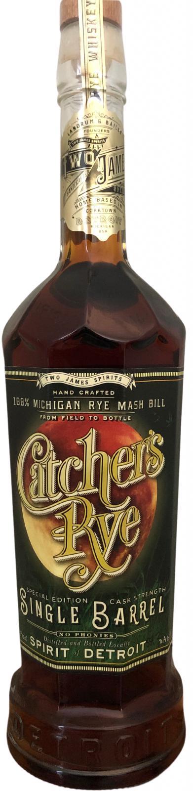 Two James Catcher's Rye  Single Barrel - Cask Strength