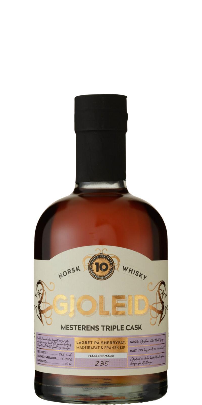 Gjoleid 10-year-old  Mesterens Triple Cask
