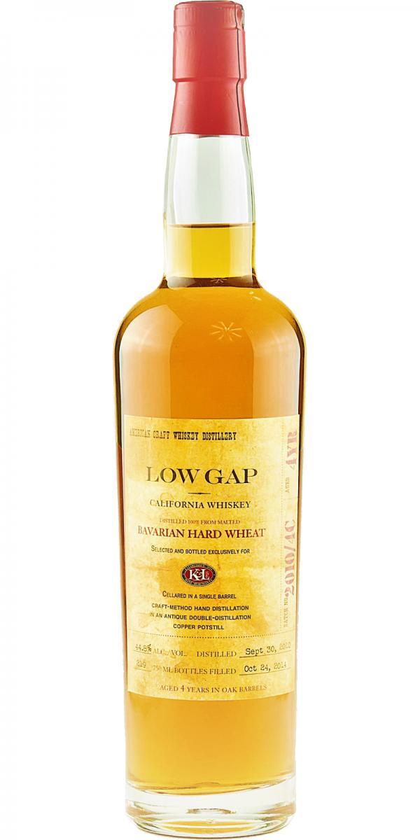 Low Gap 2010  California Whiskey