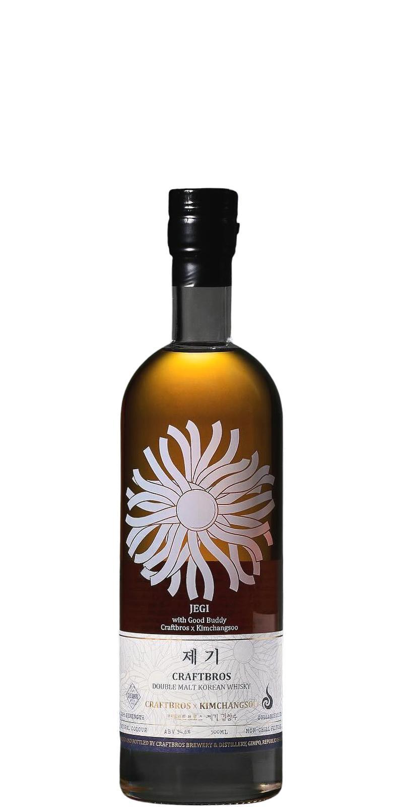 Craftbros Double Malt Korean Whisky  JEGI Kimchangsoo