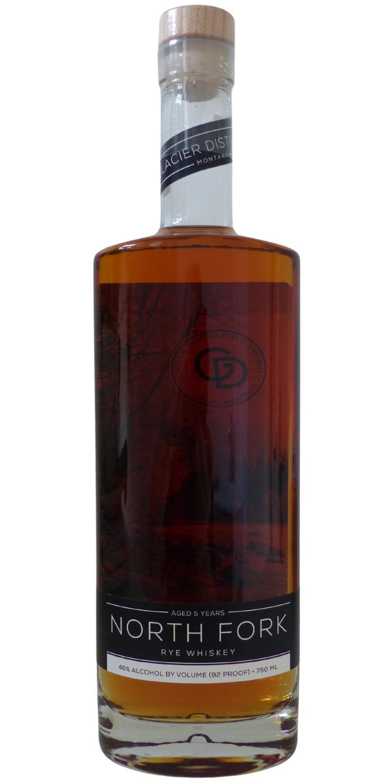 Glacier Distilling 05-year-old  North Fork Rye Whisk