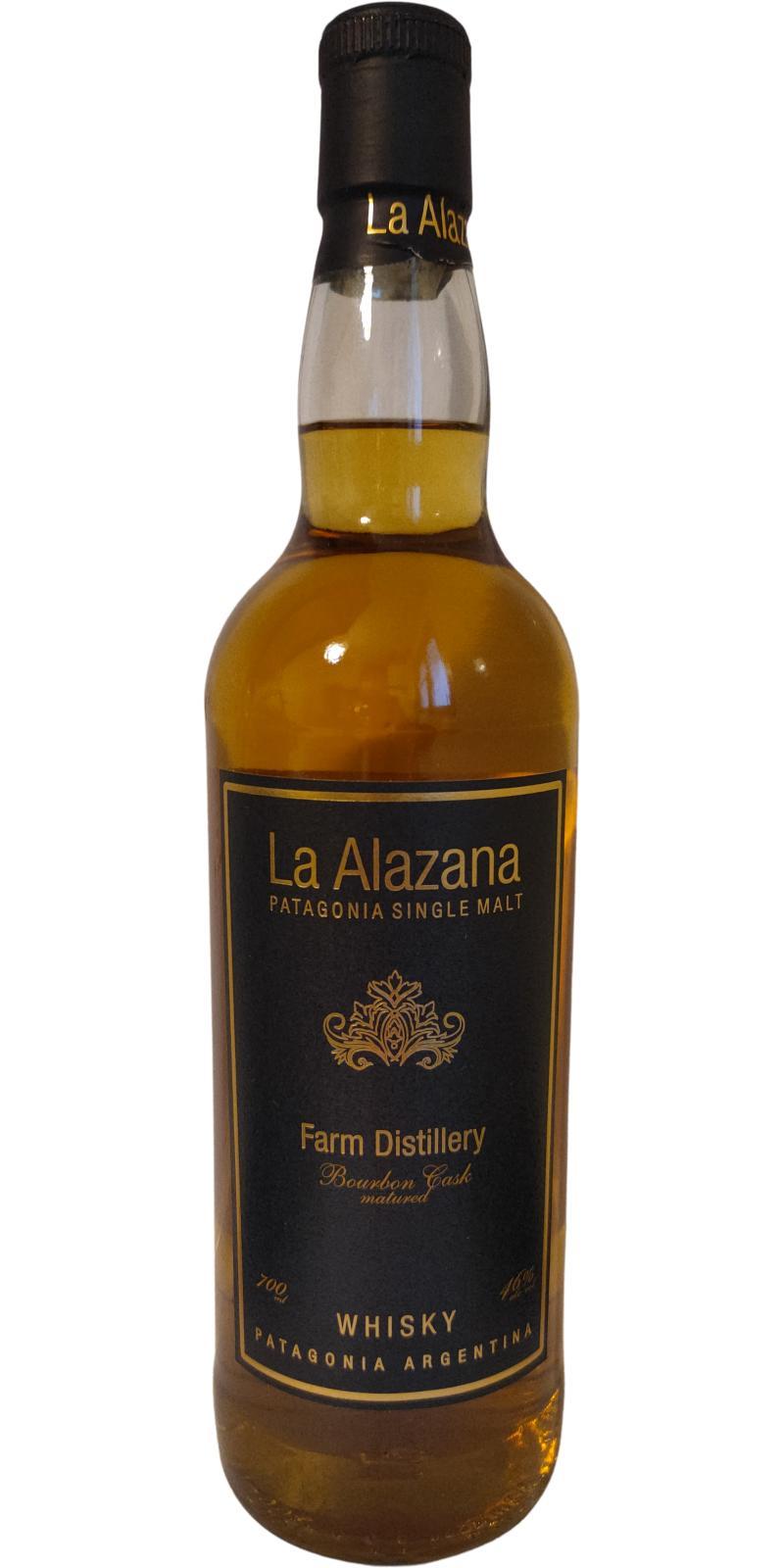 La Alazana Patagonia Single Malt  Farm Distillery Bourbon Cask