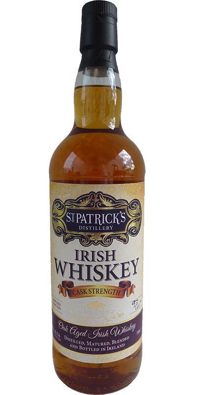 St. Patrick's Cask Strength  Oak Aged Irish Whiskey