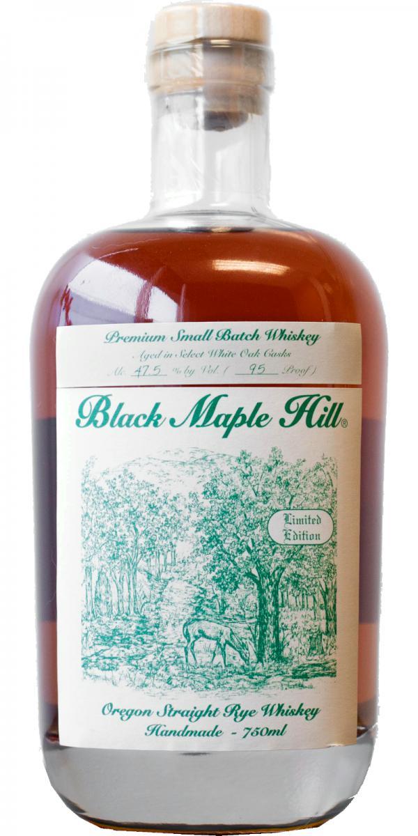 Black Maple Hill Oregon Straight Rye Whiskey  Small Batch Limited Edition