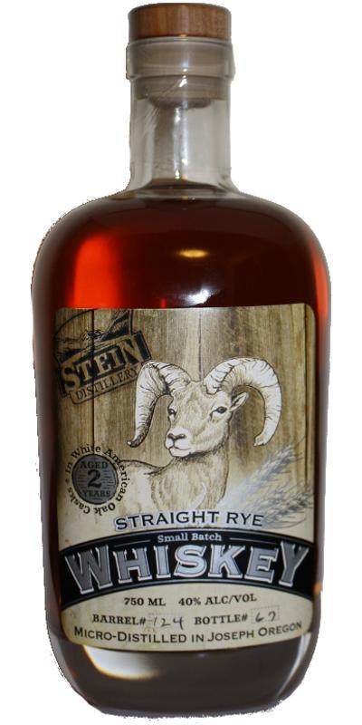 Stein Straight Rye Whiskey  Small Batch