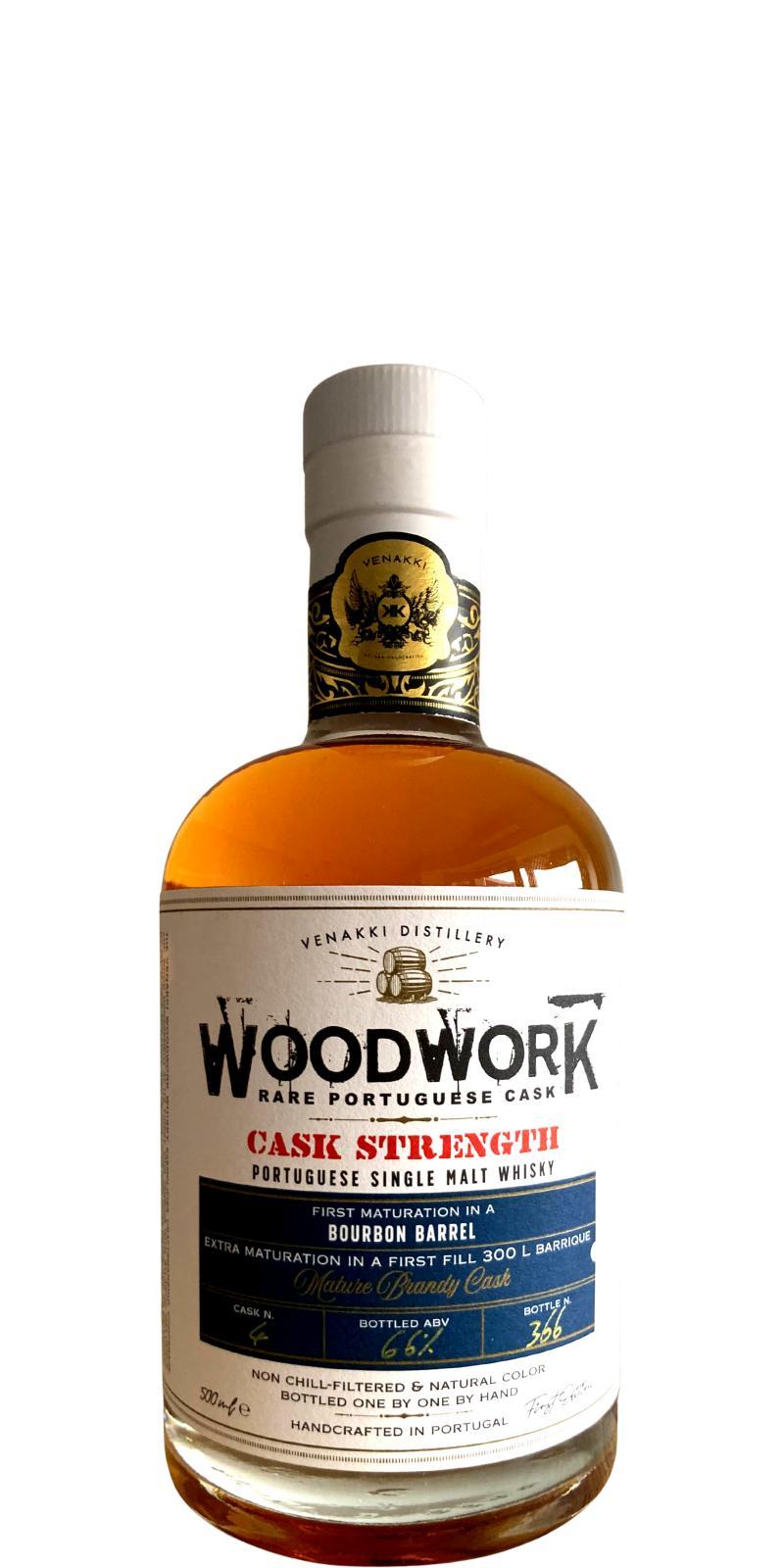 Woodwork Cask Strength  Mature Brandy Cask