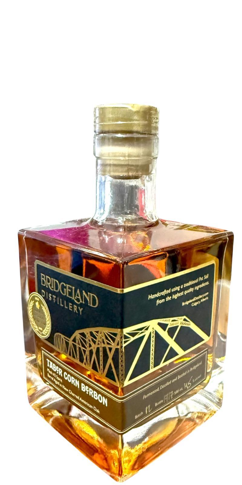 Bridgeland Distillery Taber Corn Berbon