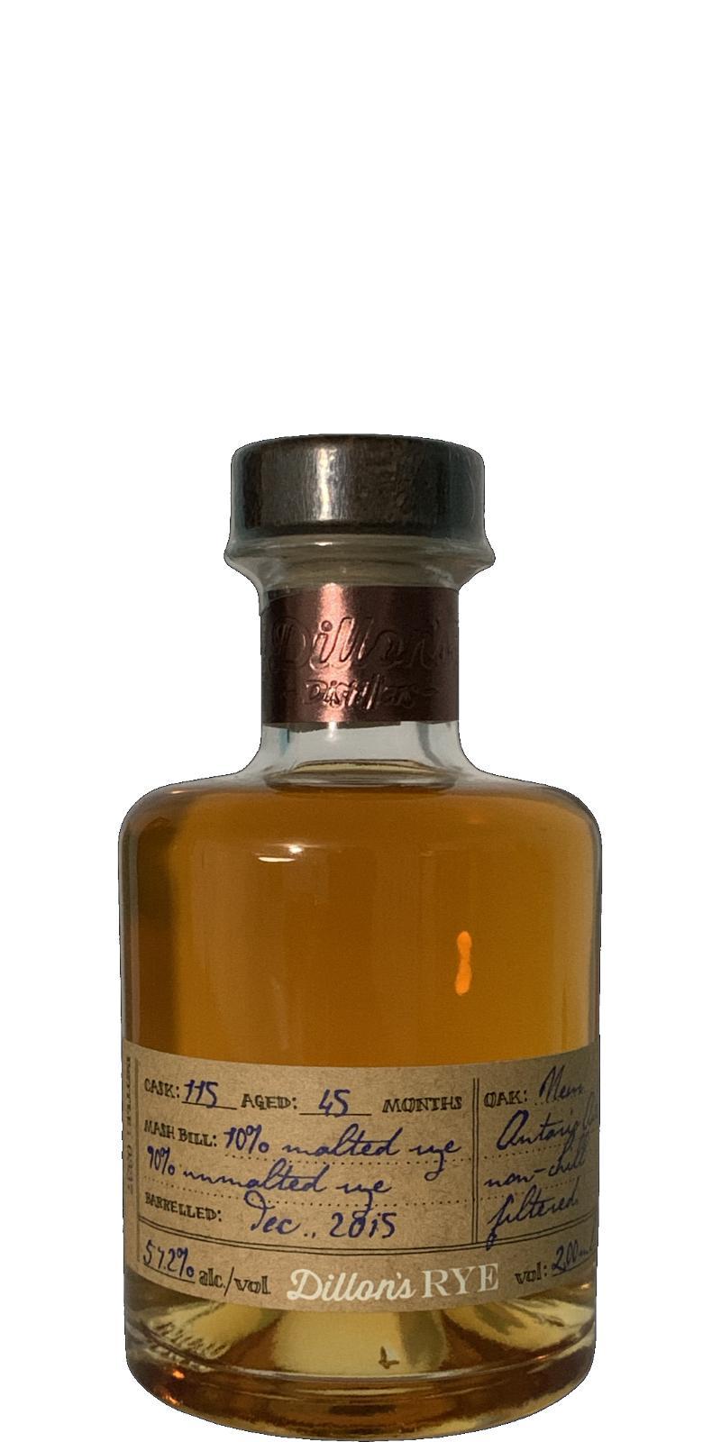 Dillon's Canadian Rye 1