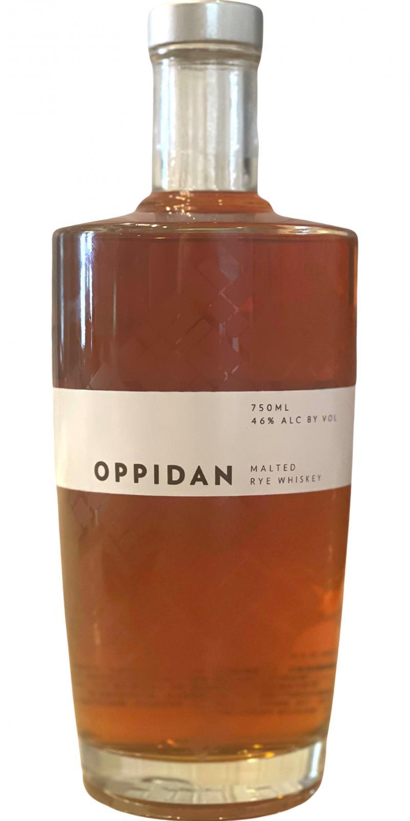Oppidan Malted Rye Whiskey