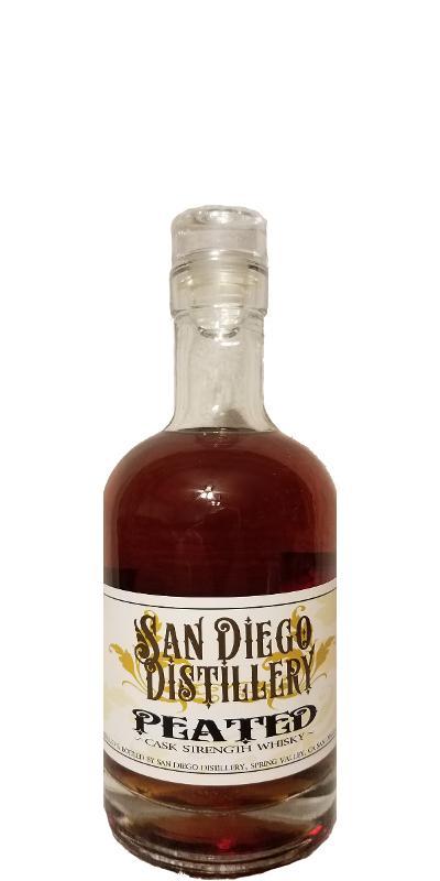 San Diego Distillery Peated  Cask Strength Whisky