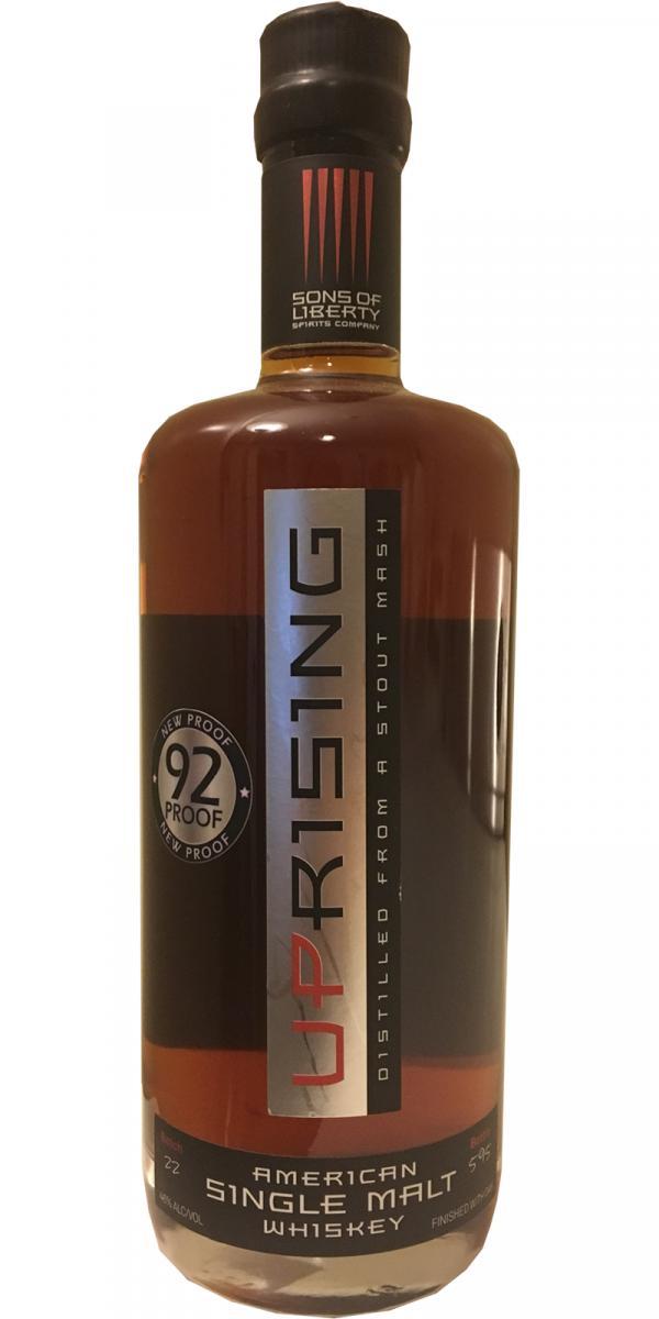 Sons of Liberty Uprising  American Single Malt Whiskey