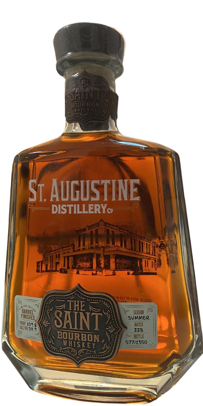 St. Augustine The Saint Bourbon Whiskey  Barrel Finished - Limited Edition