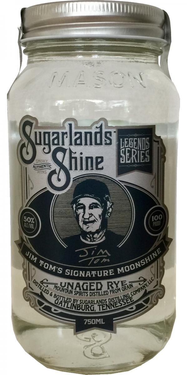 Sugarlands Jim Tom Hedrick's Unaged Rye