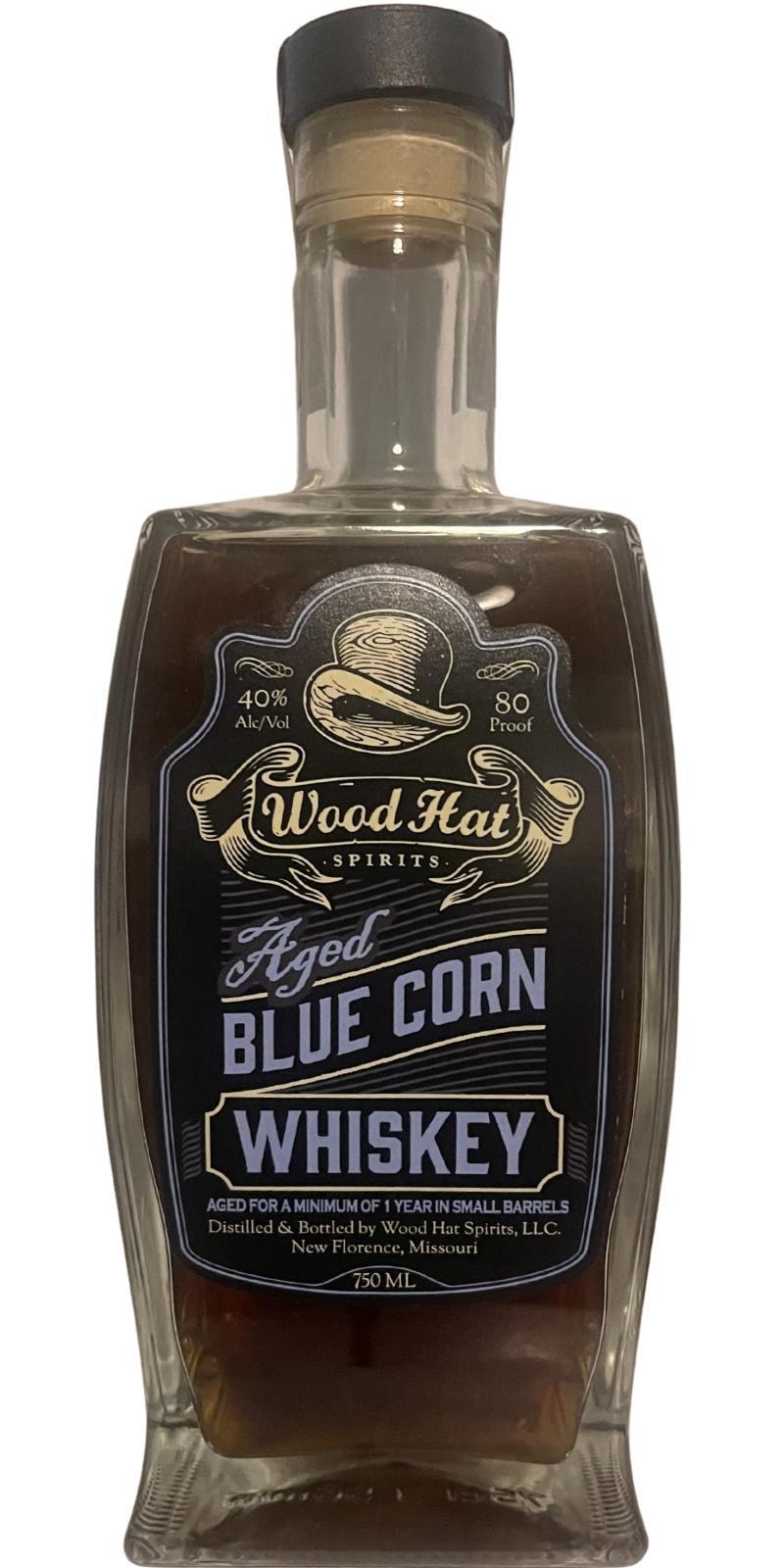 Wood Hat Aged Blue Corn Whiskey