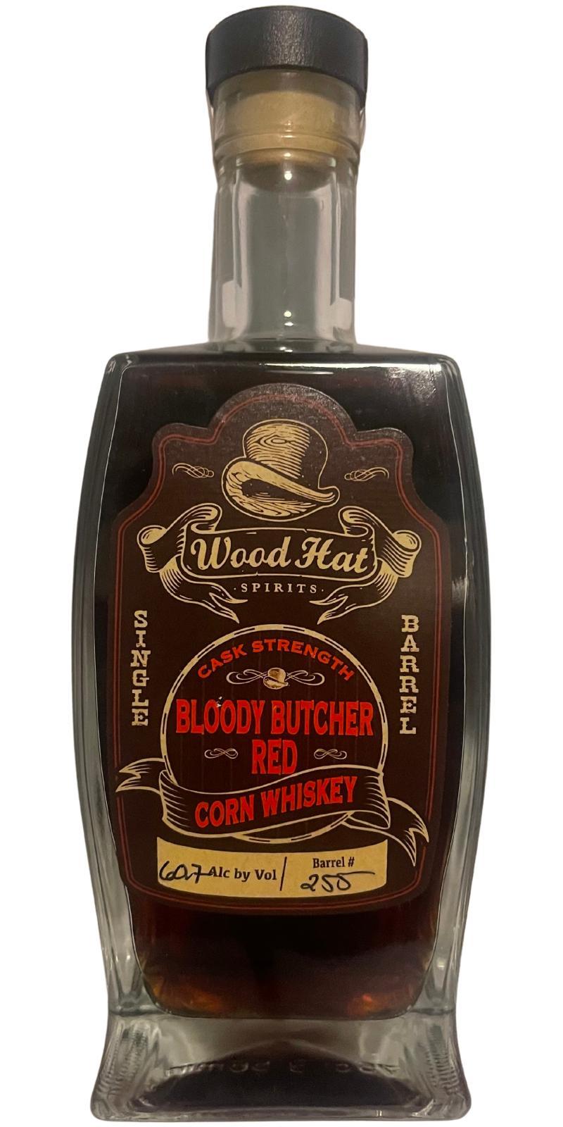 Wood Hat Bloody Butcher Red Corn Whiskey