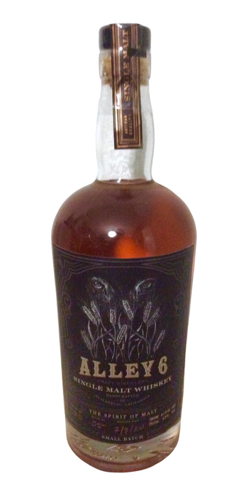 Alley 6 Single Malt Whiskey