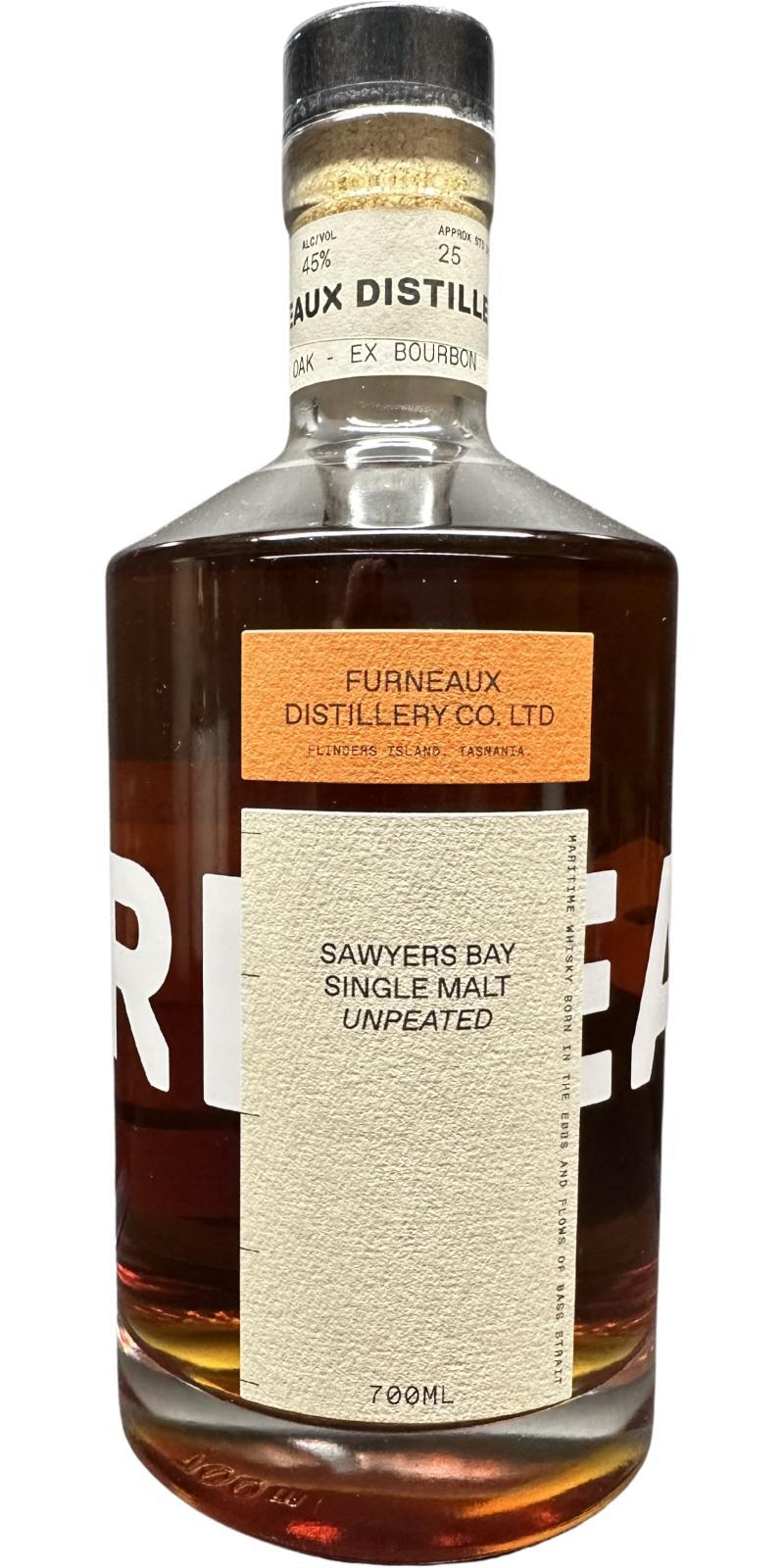 Furneaux 2019  Sawyers Bay Single Malt Unpeated