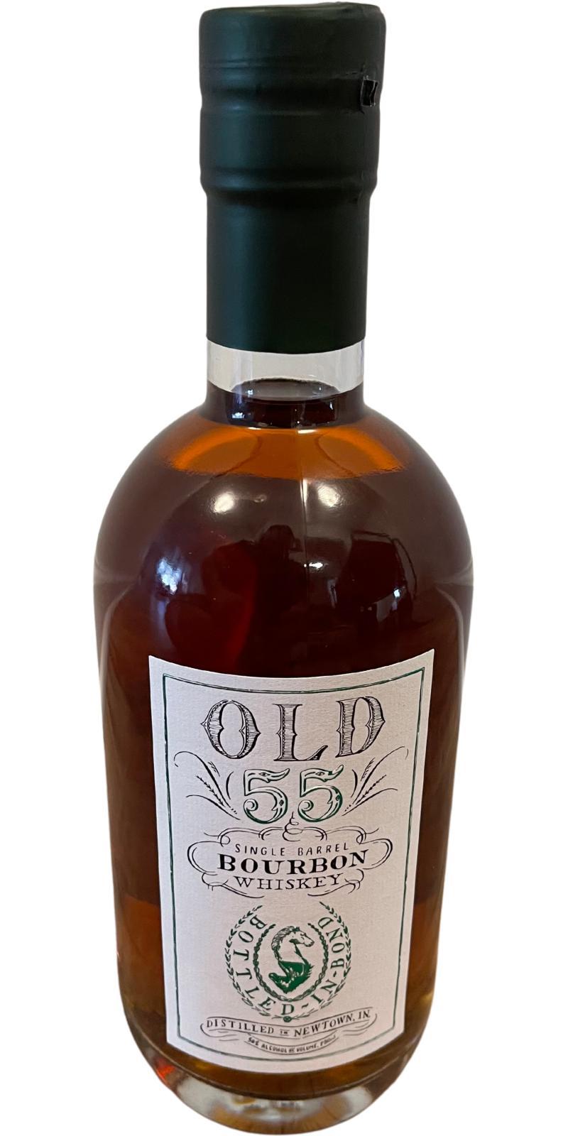 Old 55 Single Barrel Bourbon Whiskey Bottled in Bond