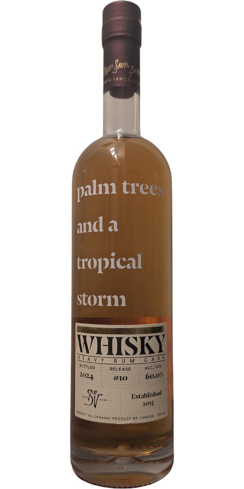 Sons of Vancouver Palm Trees and a Tropical Storm  Release #10