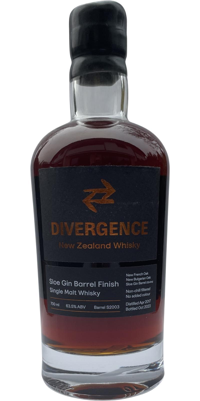 Divergence 2017 Sloe Gin Barrel Finish